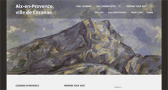 Desktop Screenshot of cezanne-en-provence.com